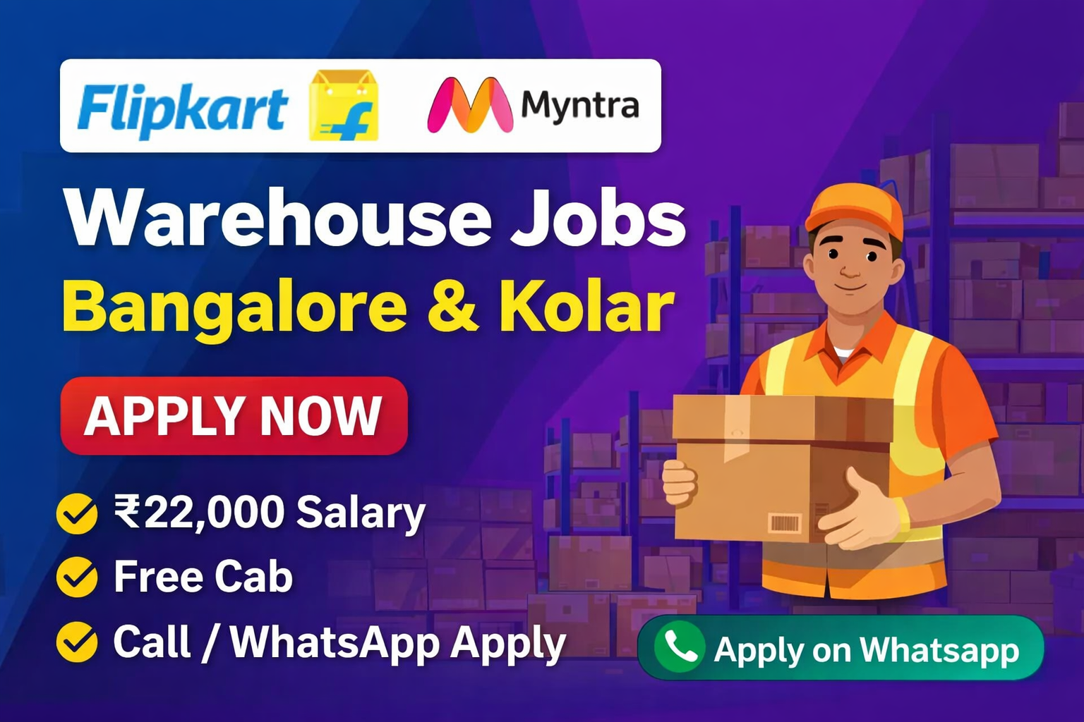 Warehouse Jobs Banner